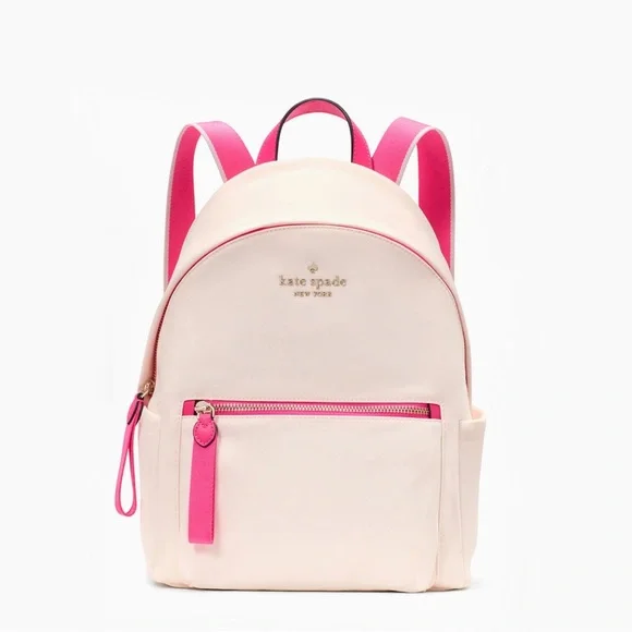 New Kate Spade ♠️ Chelsea Nylon Medium Backpack, Blush Cloud Pink Kate Spade Chelsea The Little Better Nylon Mini Backpack  main image 2
